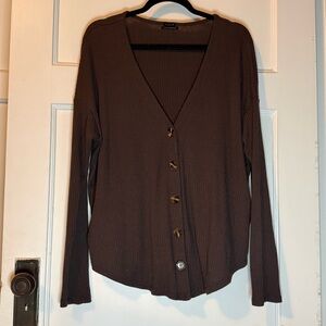 Urban Outfitters Out From Under Textured Brown Knit